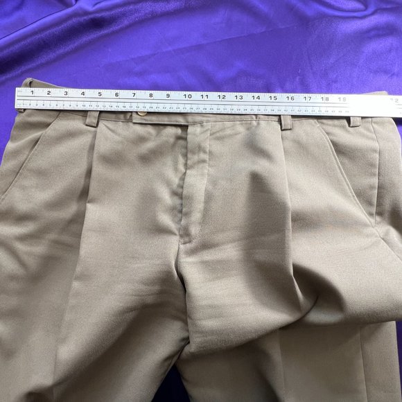 ๐Mud-Colored Dress Pants European Tailoring Handmade with High Quality Fabric - Picture 7 of 12